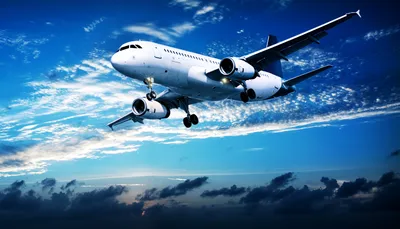 Красивый взлет большого пассажирского самолета Стоковое Изображение -  изображение насчитывающей облака, взлет: 154408735