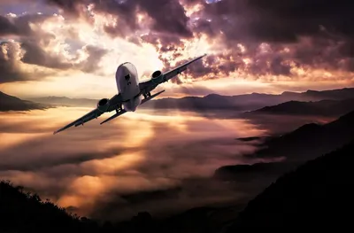 Взлет самолета красиво (47 фото) - фото - картинки и рисунки: скачать  бесплатно