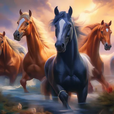 Самые красивые лошади» — создано в Шедевруме