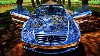 Mercedes benz gt желтого цвета с …» — создано в Шедевруме