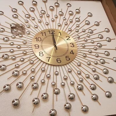 Настенные часы (75 см) бесшумные красивые в спальню зал \"Солнце-G-750\"  (ID#1483671647), цена: 3990 ₴, купить на Prom.ua
