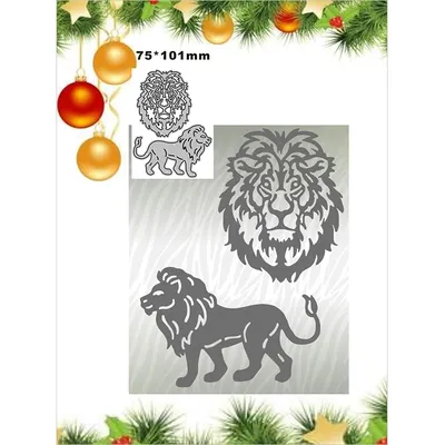 Картина на холсте для интерьера - Красивый лев и львица, пара львов (34)  40х60 - купить по низкой цене в интернет-магазине OZON (790298501)