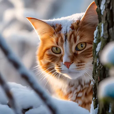 Красивый рыжий кот - картинки и фото koshka.top