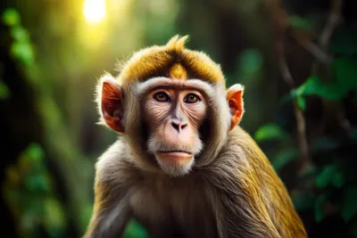 Красная обезьяна,, 2016 год. Авторский рисунок. Stock Illustration | Adobe  Stock