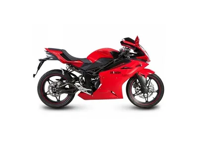 Новое изображение красного мотоцикла - Фото в 4K разрешении