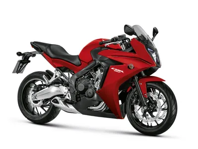 Красный мотоцикл - Фото высокого качества