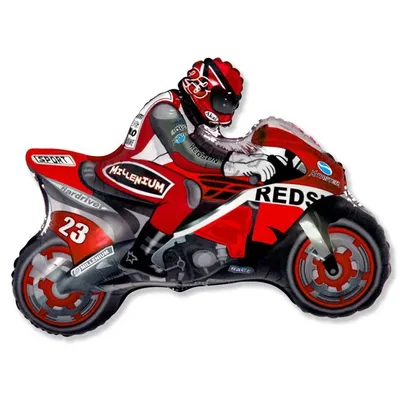 4K: Красный мотоцикл изображение