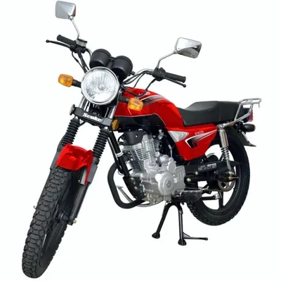 Красный мотоцикл на фото - Скачать в WebP формате