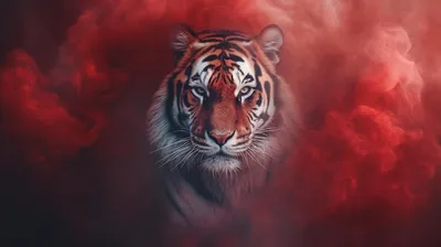 шагающий красный тигр иллюстрация вектора. иллюстрации насчитывающей  ангстрома - 224005858
