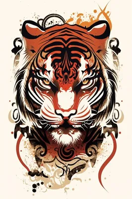 Животное красный тигр - 62 фото