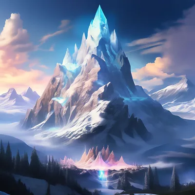 Фантастические пейзажи Кристальной горы ждут вас в webp формате