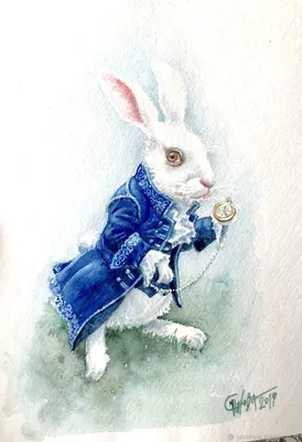 Интересные фото Кролика из Алисы в стране чудес
