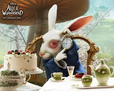 Кролик из Алисы в стране чудес в HD качестве