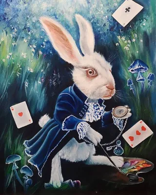 Кролик из Алисы в стране чудес в хорошем качестве