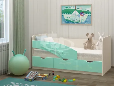 Кровать Дельфин 1800*800 купить в СПб|Интернет магазин Лего-Мебель