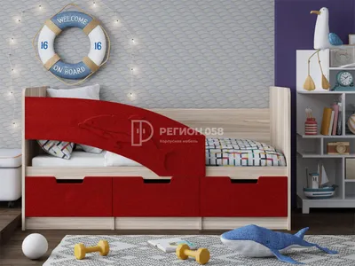 Кровать Дельфин 1,8 МДФ ваниль арт.18092 — купить по цене от 9120 р. в  Петрозаводске в интернет-магазине «МебельМаркет»