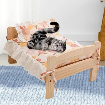 Лежанка с подушкой - мягкая кровать для собак и кошек Коричневая 60*45*10  см (ID#1872664488), цена: 650 ₴, купить на Prom.ua