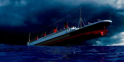 Купить плакат Крушение корабля Титаник от 290 руб. в арт-галерее DasArt