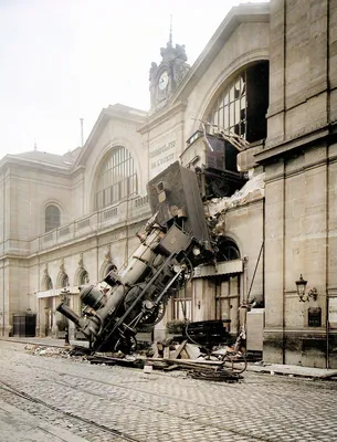 Крушение на вокзале Монпарнас — Википедия