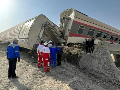 Крушение поезда в Иране унесло 17 жизней: фото с места трагедии -  08.06.2022, Sputnik Армения