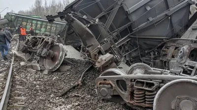 24 вагона грузового поезда сошли с рельсов в Красноярском крае, жертв нет |  ИА Красная Весна