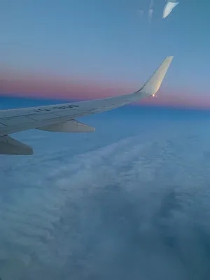 Фотография Крыло самолёта Самолеты Иллюминатор окна летит 1920x1280
