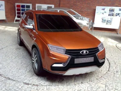 2012 Lada C-Cross SUV blueprints free - Outlines