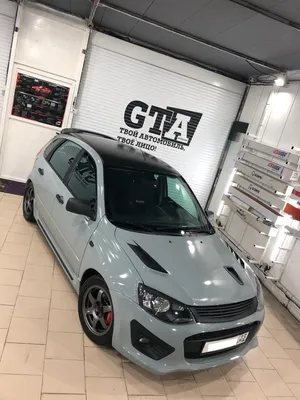 Обвес Sport Lada Granta. Бампер Лада Гранта. Тюнинг Лада Гранта: 150 000  тг. - Автозапчасти Актобе на Olx