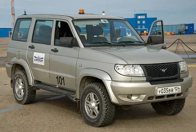 Gdansk, Poland 7th, March 2021 Russian UAZ Patriot SUV is seen in Gdansk,  Poland on 7 March 2021 The UAZ Patriot model UAZ-3163 is a mid-size body on  frame 4x4 SUV produced