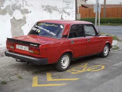 VAZ-2105 also named Lada or Zhiguli, from Soviet car manufacturer AvtoVAZ  Stock Photo - Alamy