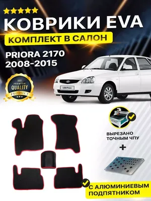 Купить Коврики в салон 3D Lada Priora (2007-) AVS SK-08 (4 шт.) с доставкой  по России