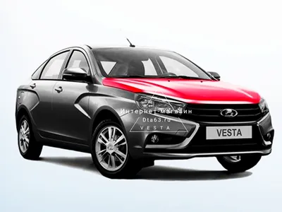 Купить LADA Vesta капот цвет черная жемчужина 676