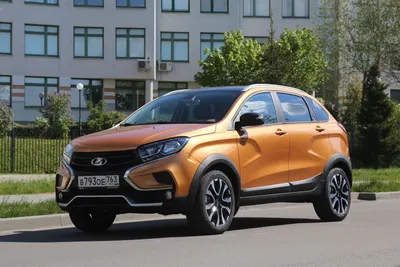 MOSCOW - AUG 2016: VAZ LADA XRay Cross Concept presented at MIAS Moscow  International Automobile Salon on August 20, 2016 in Moscow, Russia Stock  Photo - Alamy