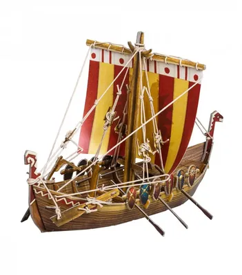Сборная деревянная модель Новгородская Морская Ладья XII-XIII века