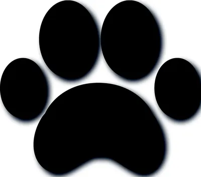 Лапа силуэт в форме круга и логотип руки красные собаки рисунок Шаблон для  скачивания на Pngtree