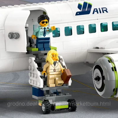 LEGO City 60367 Пассажирский Самолет | playzone.com.ua