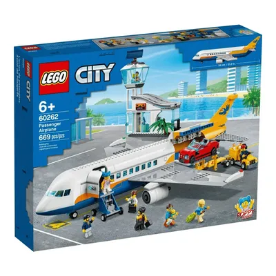 Конструктор LEGO City Пассажирский самолет Лего 60367 купить в Москве |  Доставка по России.