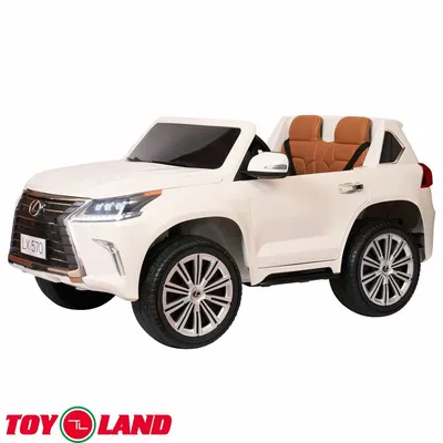Заказать оптом электромобиль джип Lexus LX 570 Toyland Белый на toyland.ru