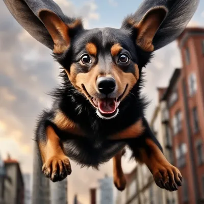 Летающая Собака Крыло Язык - Бесплатное фото на Pixabay - Pixabay