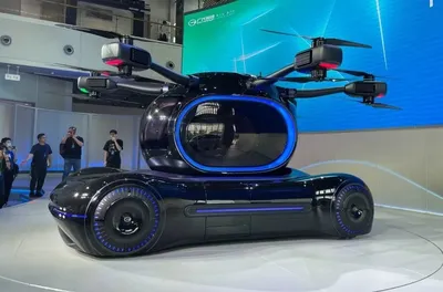 Китайская компания GAC представила летающий автомобиль будущего - Чудо  техники