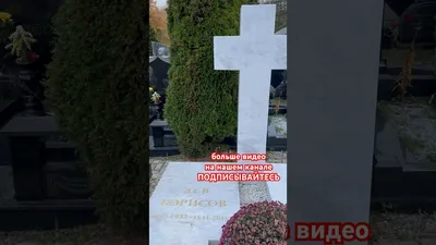 МОГИЛА ЛЬВА БОРИСОВА #троекуровскоекладбище #могилызнаменитостей  #антибиотик #борисов #актер - YouTube