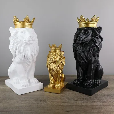 Обои Лев, мужской лев величественный, кошачьих, большая кошка, Леопард -  картинка на рабочий стол и фото бесплатно