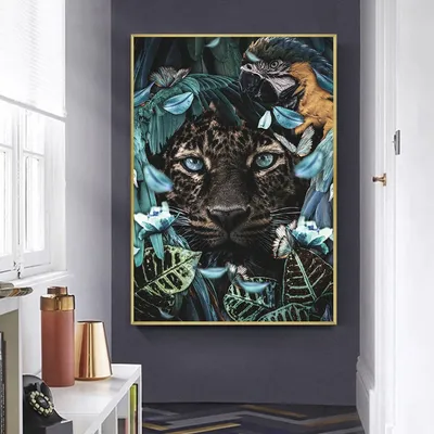 Купить 100 Картин постер Лев, тигр и пантера 55x80 см в Алматы – Магазин на  Kaspi.kz