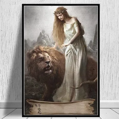 Картина \"Лев, пантера лев, львица\" для интерьера на стену / Декор в дома,  спальню, на кухню, детскую комнату, 125 см х 62 см - купить по низкой цене  в интернет-магазине OZON (859442287)