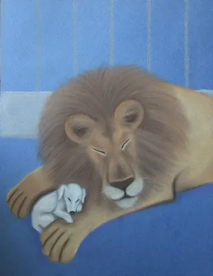 Рисунок Лев и собачка №30976 - «В мире литературных героев» (06.02.2024 -  14:20)