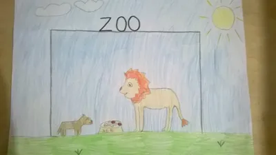 Рисунок Лев и собачка №30975 - «Моя любимая книга» (02.02.2024 - 17:17)