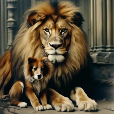 лев и собачка рисунок: 2 тыс изображений найдено в Яндекс Картинках