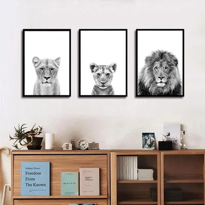 Лев львица и Львенок - красивые фото