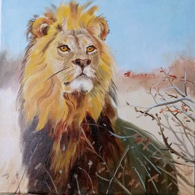 Фотообои Львы на охоте артикул Anm-092 купить в Ачинске | интернет-магазин  ArtFresco