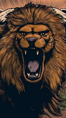 Лев оскал льва в разрыв грома на…» — создано в Шедевруме